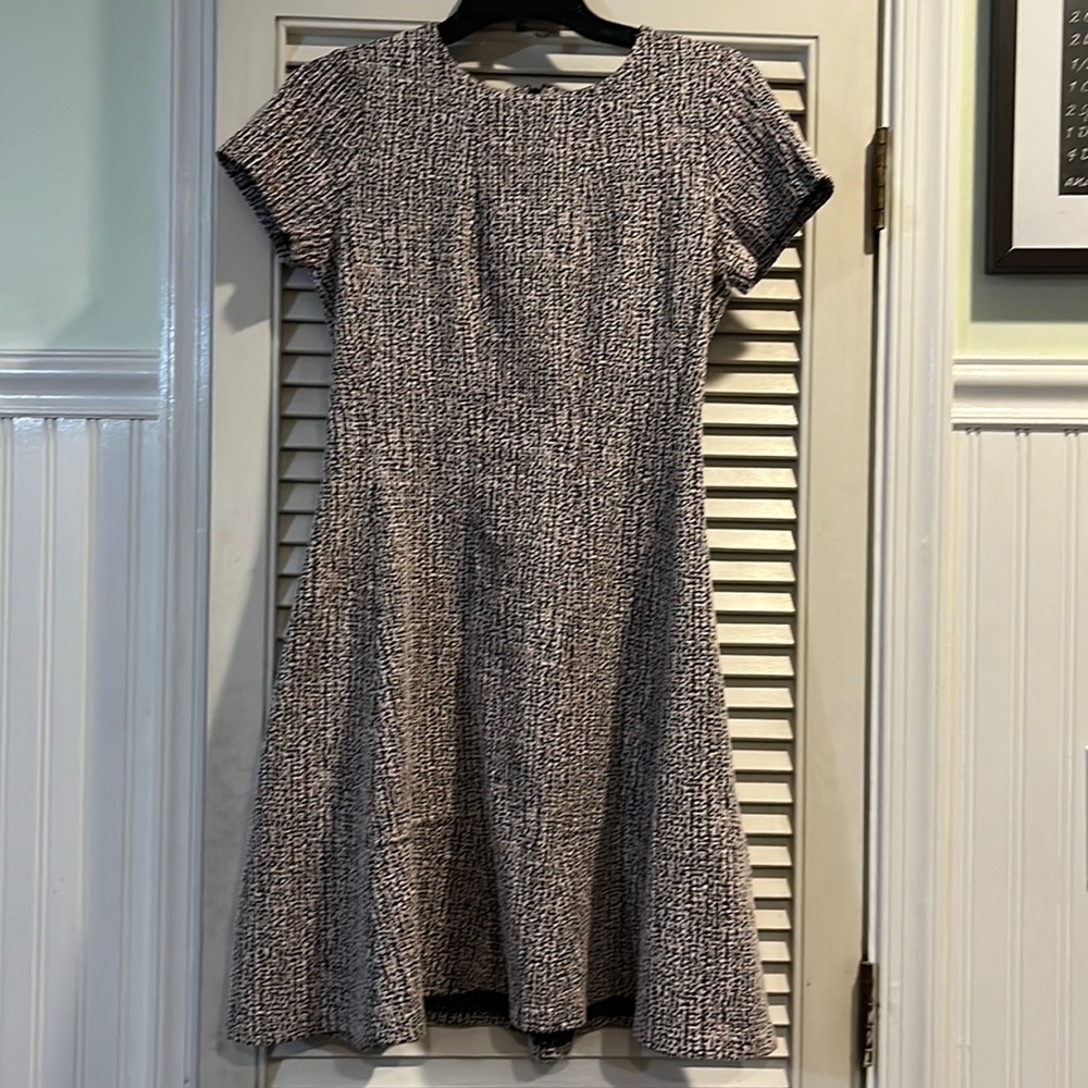 DKNY Pink and Black A line dress